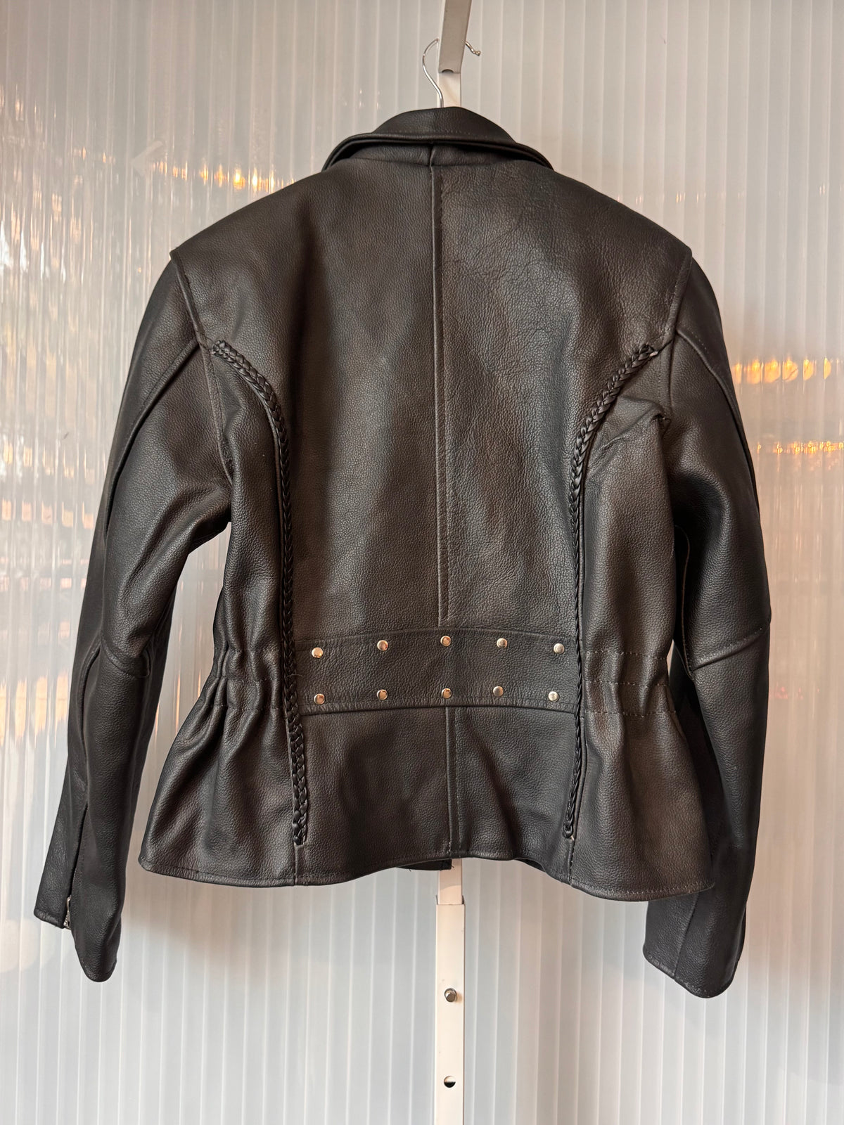2010s Black Leather Moto Jacket