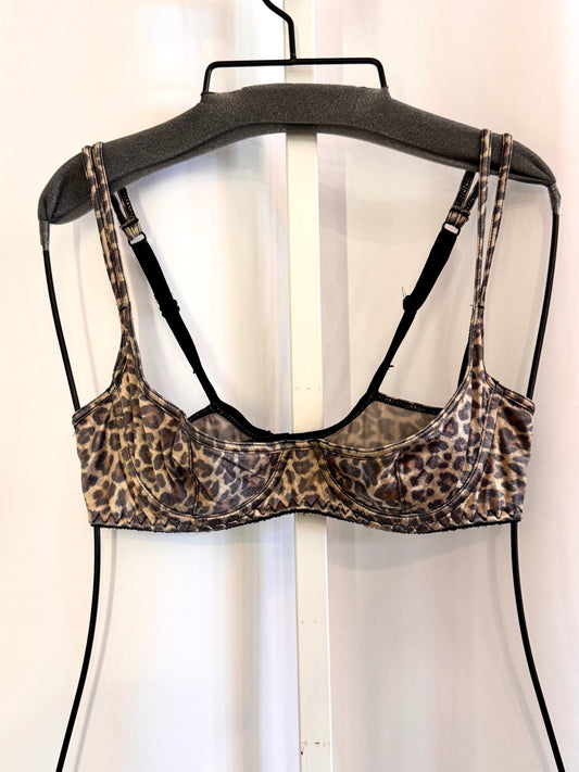 Leopard Print Shelf Bra
