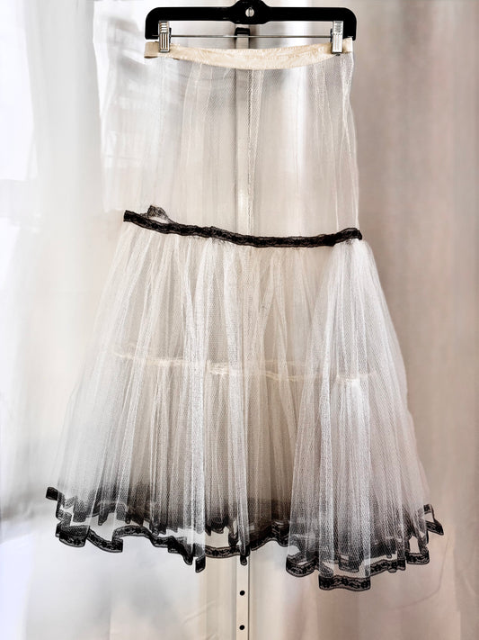 White Mesh Petticoat