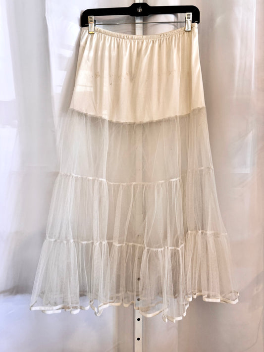 White Tiered Petticoat
